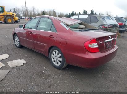 2003 TOYOTA CAMRY XLE Maroon  Gasoline 4T1BE32K63U231827 photo #4