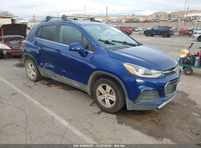 2017 CHEVROLET TRAX LT Blue  Gasoline 3GNCJLSB6HL172663 photo #1