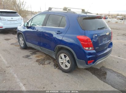 2017 CHEVROLET TRAX LT Blue  Gasoline 3GNCJLSB6HL172663 photo #4