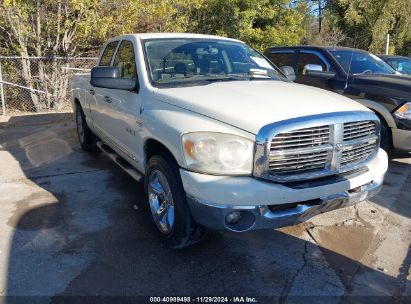 2008 DODGE RAM 1500 SLT White  Gasoline 1D7HA18238J162664 photo #1