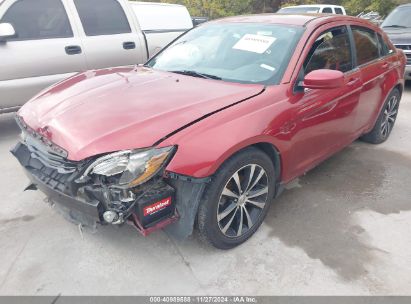 2013 CHRYSLER 200 TOURING Red  Gasoline 1C3CCBBB8DN679320 photo #3