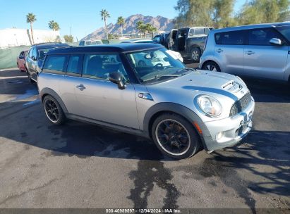 2009 MINI COOPER S CLUBMAN Silver  Gasoline WMWMM33539TP92720 photo #1