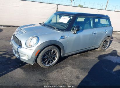 2009 MINI COOPER S CLUBMAN Silver  Gasoline WMWMM33539TP92720 photo #3