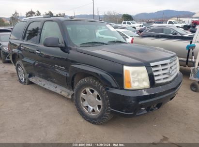 2003 CADILLAC ESCALADE STANDARD Black  Gasoline 1GYEK63N23R182045 photo #1