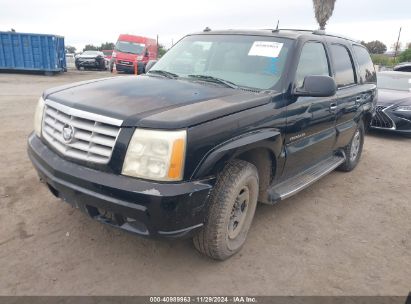 2003 CADILLAC ESCALADE STANDARD Black  Gasoline 1GYEK63N23R182045 photo #3