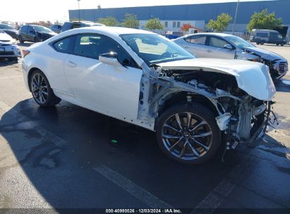 2021 LEXUS RC 350 F SPORT White  Gasoline JTHGZ5BC7M5024893 photo #1