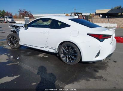 2021 LEXUS RC 350 F SPORT White  Gasoline JTHGZ5BC7M5024893 photo #4