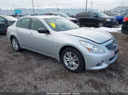 2015 INFINITI Q40 Silver  Gasoline JN1CV6AR2FM520882 photo #1