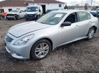 2015 INFINITI Q40 Silver  Gasoline JN1CV6AR2FM520882 photo #3