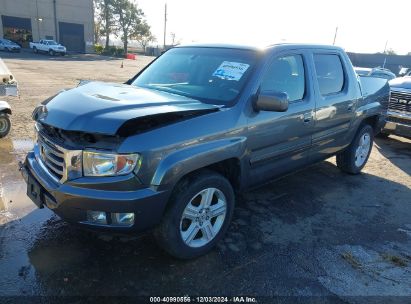 2011 HONDA RIDGELINE RTL Gray  Gasoline 5FPYK1F52BB455191 photo #3