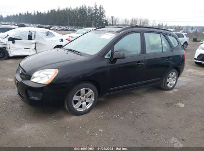 2008 KIA RONDO LX Black  Gasoline KNAFG525887145928 photo #3