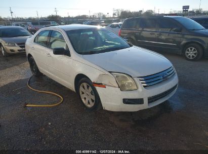 2007 FORD FUSION S White  Gasoline 3FAHP06Z77R208722 photo #1