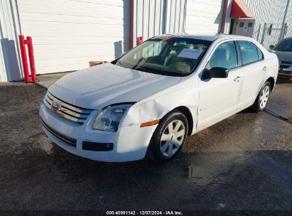 2007 FORD FUSION S White  Gasoline 3FAHP06Z77R208722 photo #3