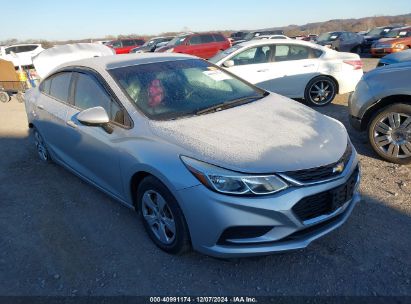 2017 CHEVROLET CRUZE LS AUTO Silver  Gasoline 1G1BC5SMXH7184744 photo #1