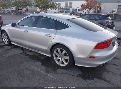 2014 AUDI A7 3.0T PREMIUM PLUS Silver  Gasoline WAU2GAFC0EN155585 photo #4