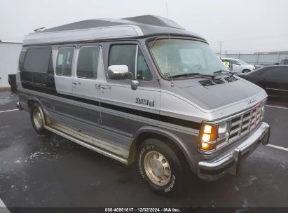 1990 DODGE RAM VAN B250 Gray  Gasoline 2B7HB21Y1LK770384 photo #1