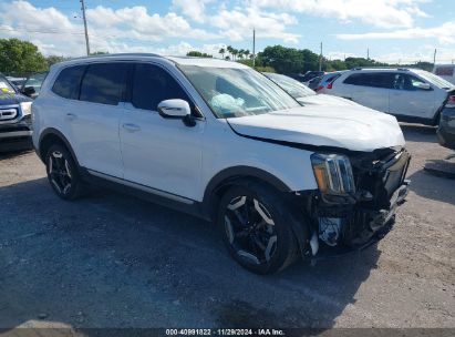 2023 KIA TELLURIDE EX White  Gasoline 5XYP34GC0PG341741 photo #1