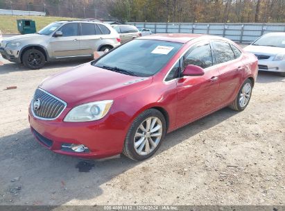 2012 BUICK VERANO LEATHER GROUP Red  Flexible Fuel 1G4PS5SK7C4182499 photo #3