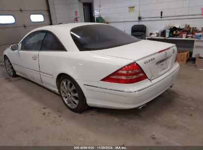 2000 MERCEDES-BENZ CL 500 White  Gasoline WDBPJ75J7YA002435 photo #4