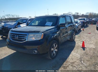 2012 HONDA PILOT TOURING Black  Gasoline 5FNYF3H94CB030761 photo #1