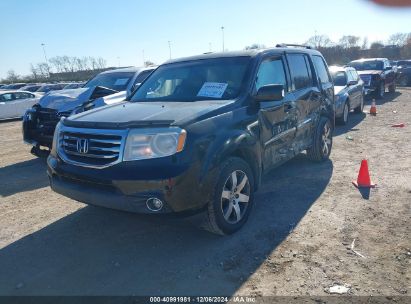 2012 HONDA PILOT TOURING Black  Gasoline 5FNYF3H94CB030761 photo #3