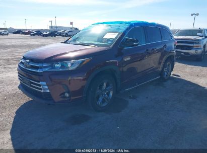 2017 TOYOTA HIGHLANDER LIMITED PLATINUM Maroon  Gasoline 1G1PC5SH0G7170939 photo #3