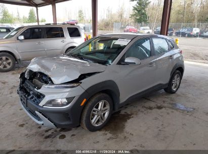 2023 HYUNDAI KONA SE Gray  Gasoline KM8K2CAB9PU044386 photo #3