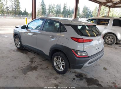 2023 HYUNDAI KONA SE Gray  Gasoline KM8K2CAB9PU044386 photo #4