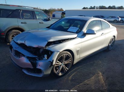 2017 BMW 430I Silver  Gasoline WBA4R7C31HK896375 photo #3