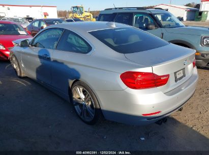 2017 BMW 430I Silver  Gasoline WBA4R7C31HK896375 photo #4