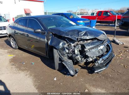 2016 CHEVROLET MALIBU LIMITED LS Black  Gasoline 1G11B5SA3GU115642 photo #1