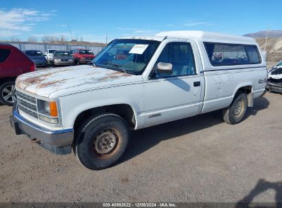 1991 CHEVROLET GMT-400 K1500 White  Gasoline 1GCDK14KXME162739 photo #3