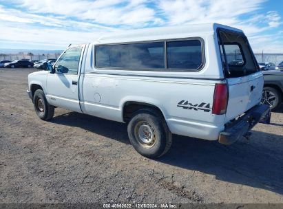 1991 CHEVROLET GMT-400 K1500 White  Gasoline 1GCDK14KXME162739 photo #4