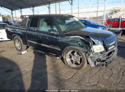 2006 TOYOTA TUNDRA SR5 V8 Green  Gasoline 5TBRT34166S476870 photo #1