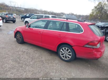 2013 VOLKSWAGEN JETTA SPORTWAGEN 2.5L SE Red  Gasoline 3VWPP7AJ1DM679397 photo #4