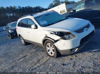 2011 HYUNDAI VERACRUZ GLS White  Gasoline KM8NU4CC2BU142574 photo #1