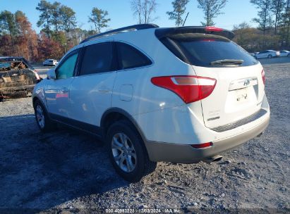 2011 HYUNDAI VERACRUZ GLS White  Gasoline KM8NU4CC2BU142574 photo #4