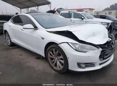 2015 TESLA MODEL S 70D/85D/P85D White  Electric 5YJSA1E2XFF115849 photo #1