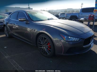 2017 MASERATI GHIBLI Gray  Gasoline ZAM57XSA4H1205984 photo #1