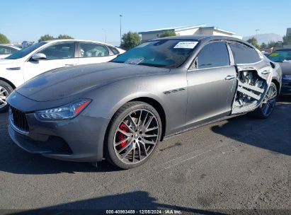 2017 MASERATI GHIBLI Gray  Gasoline ZAM57XSA4H1205984 photo #3