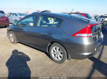 2010 HONDA INSIGHT EX Gray  Hybrid JHMZE2H70AS043375 photo #4