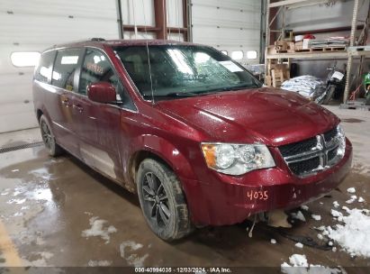 2017 DODGE GRAND CARAVAN SXT Maroon  flexible fuel 2C4RDGCG0HR714564 photo #1