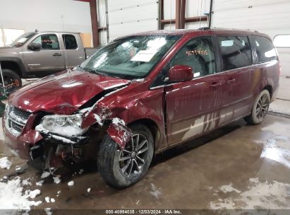 2017 DODGE GRAND CARAVAN SXT Maroon  flexible fuel 2C4RDGCG0HR714564 photo #3