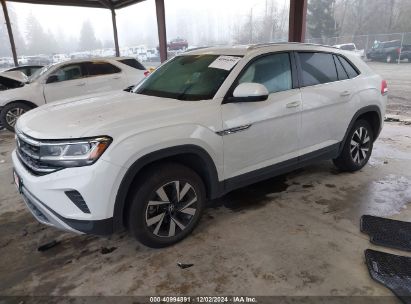 2022 VOLKSWAGEN ATLAS CROSS SPORT 2.0T SE White  Gasoline 1V2LC2CA3NC212495 photo #3