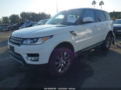 2015 LAND ROVER RANGE ROVER SPORT 3.0L V6 SUPERCHARGED HSE White  Gasoline SALWR2VF7FA624897 photo #3