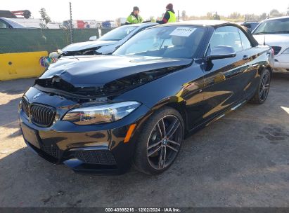 2019 BMW M240I Black  Gasoline WBA2N1C54KVC28600 photo #3