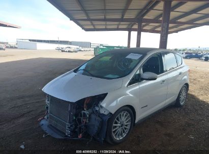 2016 FORD C-MAX HYBRID SEL White  Hybrid 1FADP5BU7GL109483 photo #3