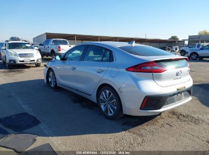 2019 HYUNDAI IONIQ HYBRID LIMITED Silver  Hybrid KMHC05LCXKU133145 photo #4