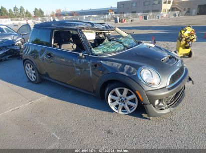 2013 MINI HARDTOP COOPER S Gray  Gasoline WMWSV3C54DT391514 photo #1