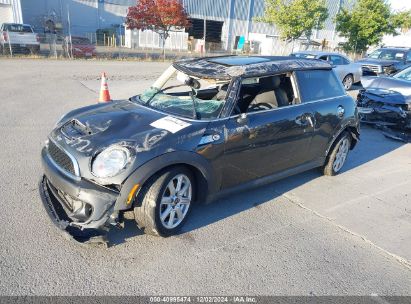 2013 MINI HARDTOP COOPER S Gray  Gasoline WMWSV3C54DT391514 photo #3